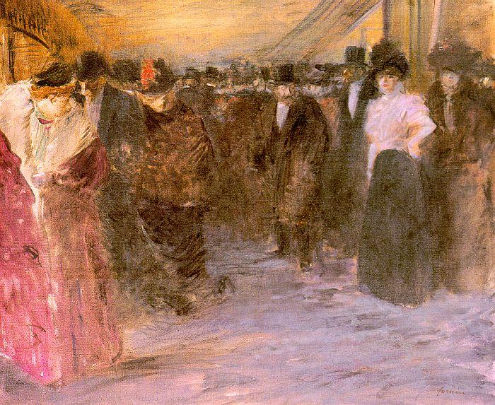 Jean-Louis Forain Music Hall Sweden oil painting art